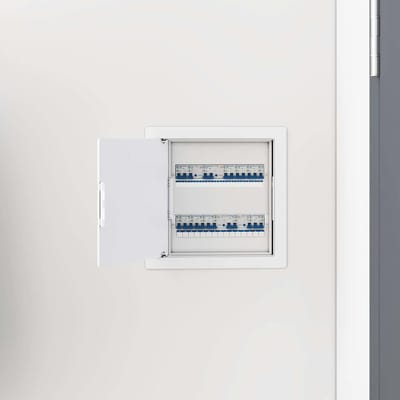vidaXL - Toegangspanelen - 2 - st - Wit - 20 - x - 20 - cm - ABS - Kunststof