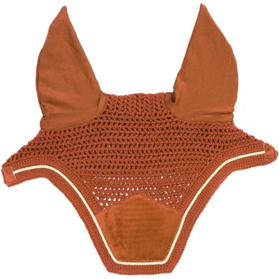Kentucky Horsewear - Kentucky Horsewear Oornetje Wellington Velvet - Orange - Maat Cob