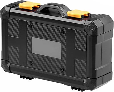Batterij Organizer - Geheugenkaart Houder - Foto Accessoires Opslag - Gecombineerde Opslag - 16 Kaarten 2 Batterijen - Zwart