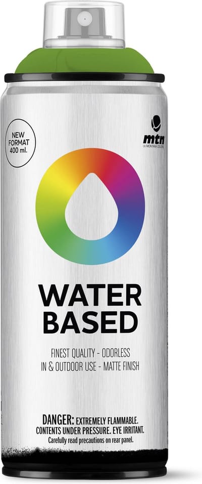MTN Water Based Spuitbus - verf op waterbasis - RV-334 Guernica Green - 400ml