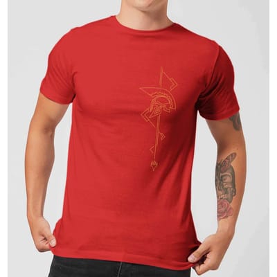 Magic: The Gathering Theros: Beyond Death Asymmetrical Helmet Men's T-Shirt - Red - S