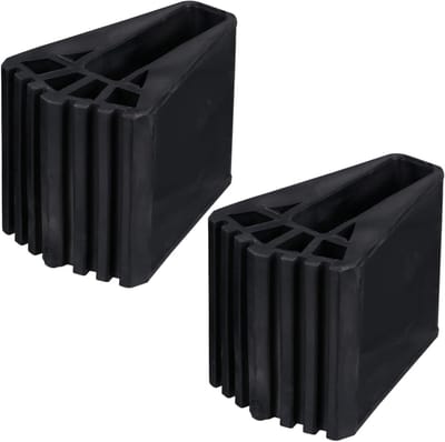 Laddervoeten - Ladderstabilisator - Ladder Stabiliseren - Antislip Geluidsdempend - 9.2x6.7x6.2cm - Zwart