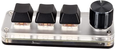Dailygoods - Macrotoetsenbord - Mechanisch Toetsenbord - Aangepaste Knoppen - Compact Formaat - Werkefficiëntie Verbeteren - Ideaal voor Pc - Modern D...
