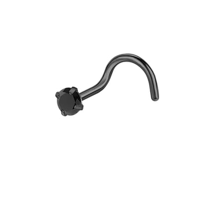 Neuspiercing U-bocht rond 2 mm - zwart zwart - LMPiercings