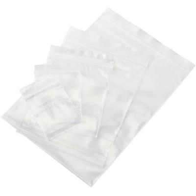 TRU COMPONENTS Hersluitbare zak zonder etiketstrook Transparant Polyethyleen 1 set(s)