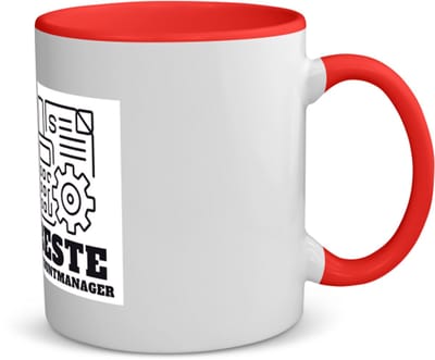 Akyol - beste accountmanager koffiemok - theemok - rood - Beste accountmanager - collega - welkom - afscheid - 350 ML inhoud