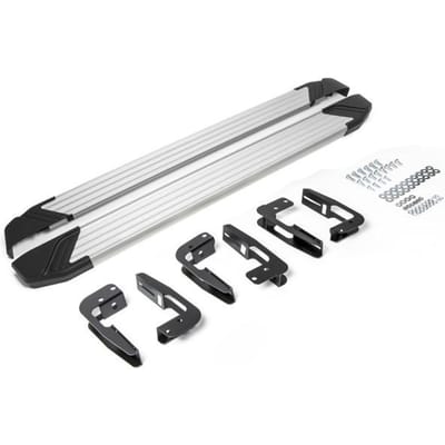 Marchepieds - J&J AUTOMOTIVE - Mitsubishi Pajero 2006-2015 - Aluminium - Installation facile - Homologation TÜV