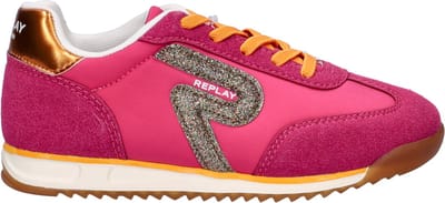 Replay Yard meisjes sneaker - Fuchsia - Maat 33