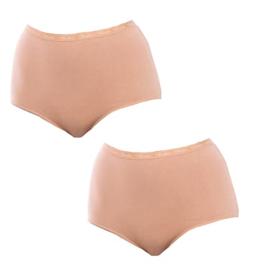 Pack-2 Crompesora Organic Bio Maxi P0AZL Damenhöschen