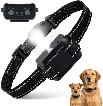 Citronella Anti-Blafhalsband Voor Honden - Spray Hondenhalsband - Anti-Blafhalsband Met Instelbare Spray En Gevoeligheid - Citronellaspray Niet Inbegrepen