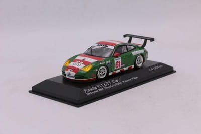 1:43 Diecast Modelcar Porsche 911 GT3 Cup # 61 24H Daytona 2005 3024pcs Minichamps