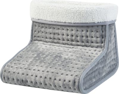 Elektrische voetenwarmer Bari 26x30x30 cm 100W grijs