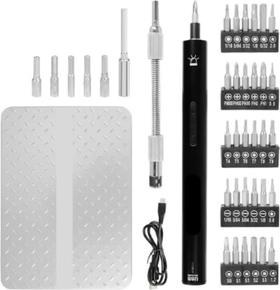 Mercadome® Elektrische schroevendraaier - Schroevendraaierset - Klussen - Reparatie - Oplaadbaar - 3.6V