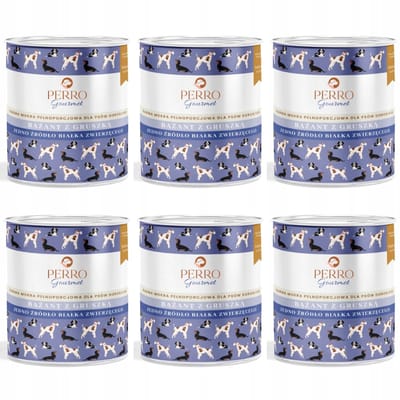 PERRO Gourmet Serie - Honden Natvoer - Fazant met Peer - 6 x 800g - Graanvrij