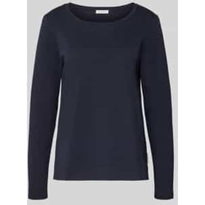 Shirt met lange mouwen van katoen met logodetail