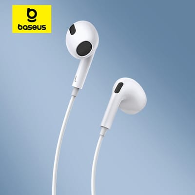 Baseus C17 bedrade oortelefoon Type-C met microfoon in-ear bedrade hoofdtelefoon voor Xiaomi Samsung NOTE 10 NOTE 20 S21 S20 mobiele telefoon headsets