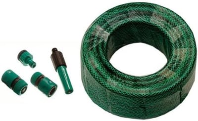 Sterke Groene Tuinslang 20 Meter met Universele Sproeikop en Koppelingen