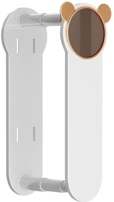 Dailygoods- Hangeropbergrek - Intrekbaar - Tweelaags - Muurbevestiging - Ruimtebesparend - Organisatieoplossing - Kledingrek