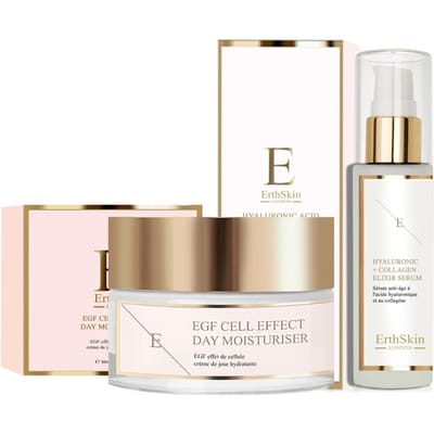 EGF Cel Effect Dag Moisturiser 50ml + Hyaluronzuur & Collageen Serum - 60ml
