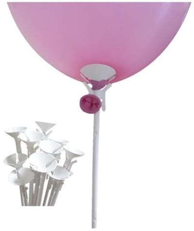 Herbruikbare cup & stick voor Ballonnen -steun uit één stuk