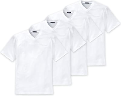 SCHIESSER T-shirt American T-Shirt Verpakking van 4