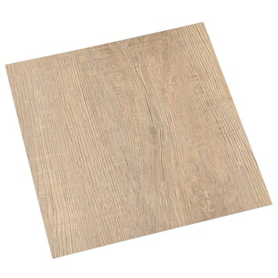 vidaXL - Zelfklevende - Vloerplanken - Donkerbruin - en - Grijs - 30,5 - x - 30,5 - cm