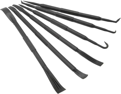 MK Stoer -Prying Bar Hook Set - Demontagegereedschap - Dual End Design - Toegang Tot Moeilijk Bereikbare Plaatsen - Pick and Pry Bar Set - 7-5/8in - Geschikt voor [merk] - Standaardformaat - Metaalkleur