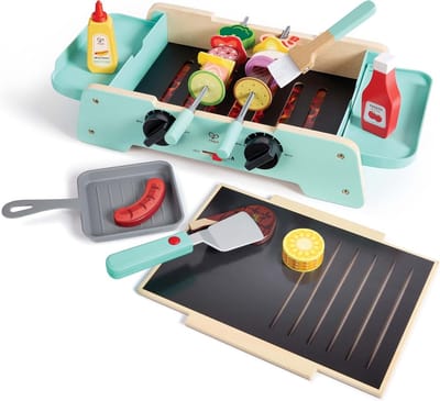 Barbecue en Planchaset voor Kinderen - Interactief Speelgoed met Licht en Geluid