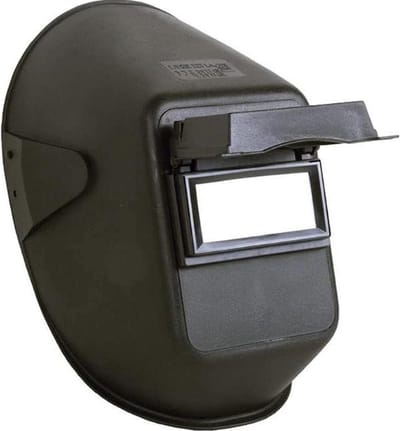 Verstelbare ergonomische lashelm masker met getinte lens en kristallen - zwart-wit - Laskap