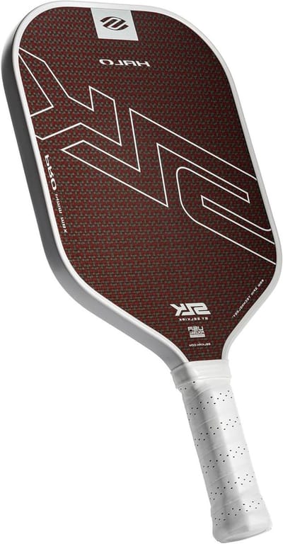 Pickleball peddel - Sportracket - Sporten Buiten - Koolstofvezel Kevlar LinkWeave - MAX Vorm - Zwart