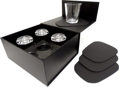 NOOBLU Gift set PEBL & SERVE - Midnight black - 8-delige set