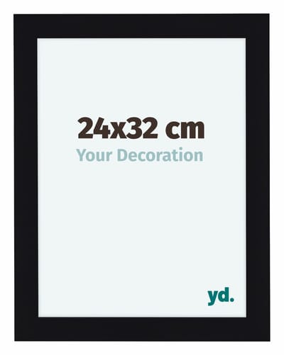 Your Decoration - Fotolijst 24x32 cm - MDF - Zwart Hoogglans - Como