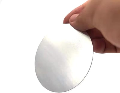 Aluminium Plaat - Ronde Schijf - Modelbouw Onderdelen - Corrosiebestendig Materiaal - Diameter 400 mm - Zilverkleurig