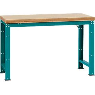 Manuflex werkbank Profi standaard, Tafelblad multiplex B 1500 x D 700, waterblauw