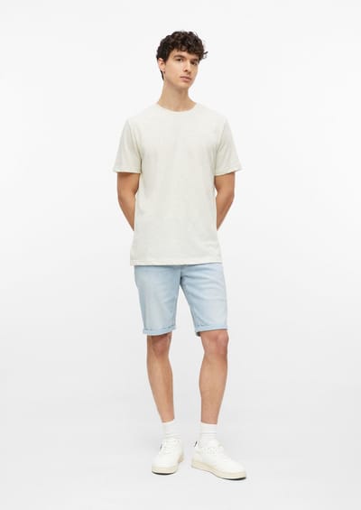 s.Oliver - male - Bermuda-jeans / Regular fit / Mid Rise / met omgeslagen pijpen