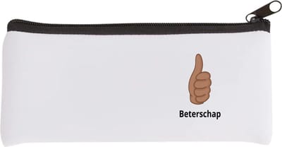 Akyol - beterschap duim Etui - Beterschap - iemand die ziek is of iets gebroken heeft - snel beter worden - beterschap cadeau - cadeau - kado - geschenk - gift - 20 bij 9 cm