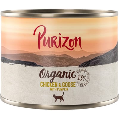 Purizon Organic 6 x 200 g - Kip en gans met pompoen