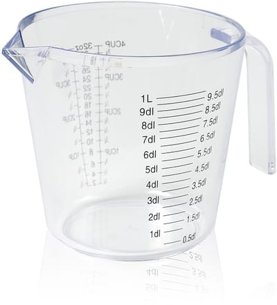 Funktion Maatbeker 1000 ml Transparant