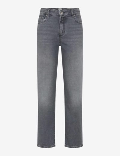 Brax Dames Jeans  Style MADISON S USED LIGHT GREY, denim lichtgrijs, maat 48