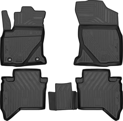 Walser Rubberen Voetmatten XTR geschikt voor Toyota Hilux VIII Pick-Up Double Cap 05/2015 - Vandaag
