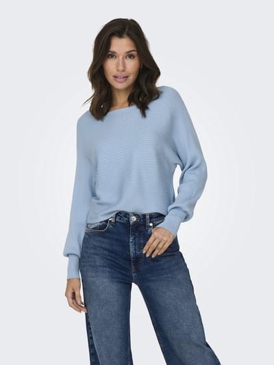 Only Trui Onladaline L/s Short Pullo Knt Noos 15226298 Blue Bell Dames Maat - XS
