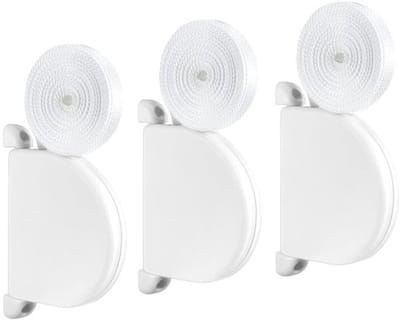 Rolluikbandopwinder - 3-delige - 145 mm schroefgatafstand - minisysteem - inclusief 14 mm x 5 m band, wit