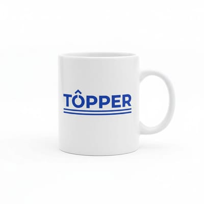 Topper Koffiemok 330 ml – Premium Keramische Mok voor Dagelijkse Koffie- & Theemomenten