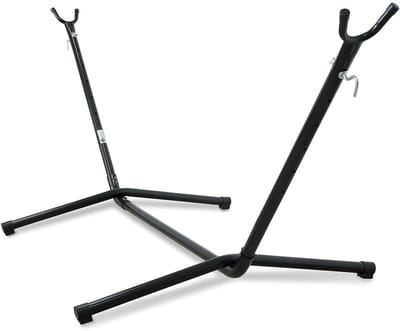 Hangmat Standaard - Hangmat Frame - Ontspannen Buiten - TÜV Getest - Tot 350 kg - Zwart