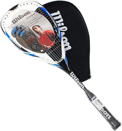 Wilson Squashracket Hyper Hammer 120 - Blauw/Wit/Zwart