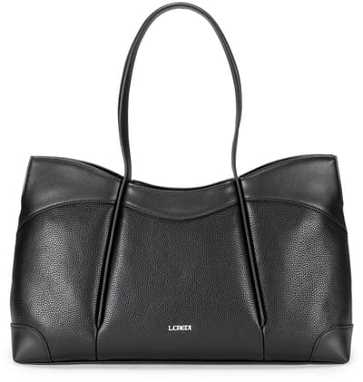 L.CREDI shopper schoudertas Sigrid Shopper Black zwart