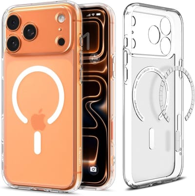 Spigen Geschikt voor Apple iPhone 17 Pro Max - Ultra Hybrid MagFit - Geschikt voor Mag - Back Cover Hoesje - Frost White