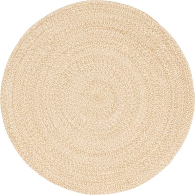 Pergamon Natuurvezelkleed Handgemaakt Jute Kaya Rond