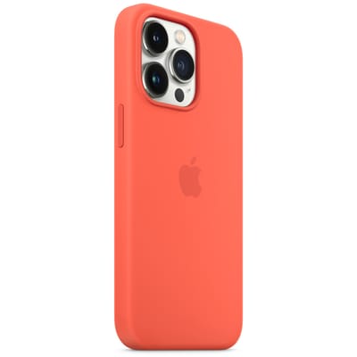 Apple Silicone Backcover MagSafe voor de Apple iPhone 13 Pro - Nectarine