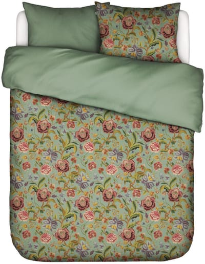 Essenza Rosanella Dekbedovertrek Basil green - Tweepersoons – 200x200/220 cm